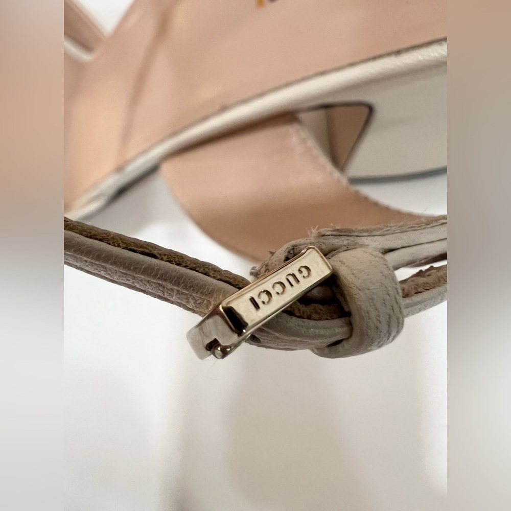 GUCCI
Lady Horsebit 75 leather sandals - Picture 6 of 10